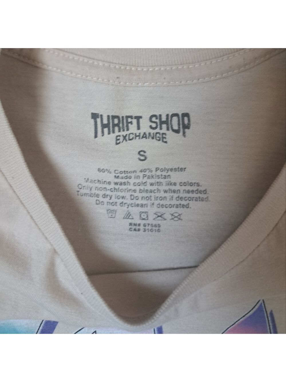 Thrift Shop Exchange MIAMI 84 RACING SPEEDWAY tshirt short sleeve Retro TEE S - Picture 5 of 6